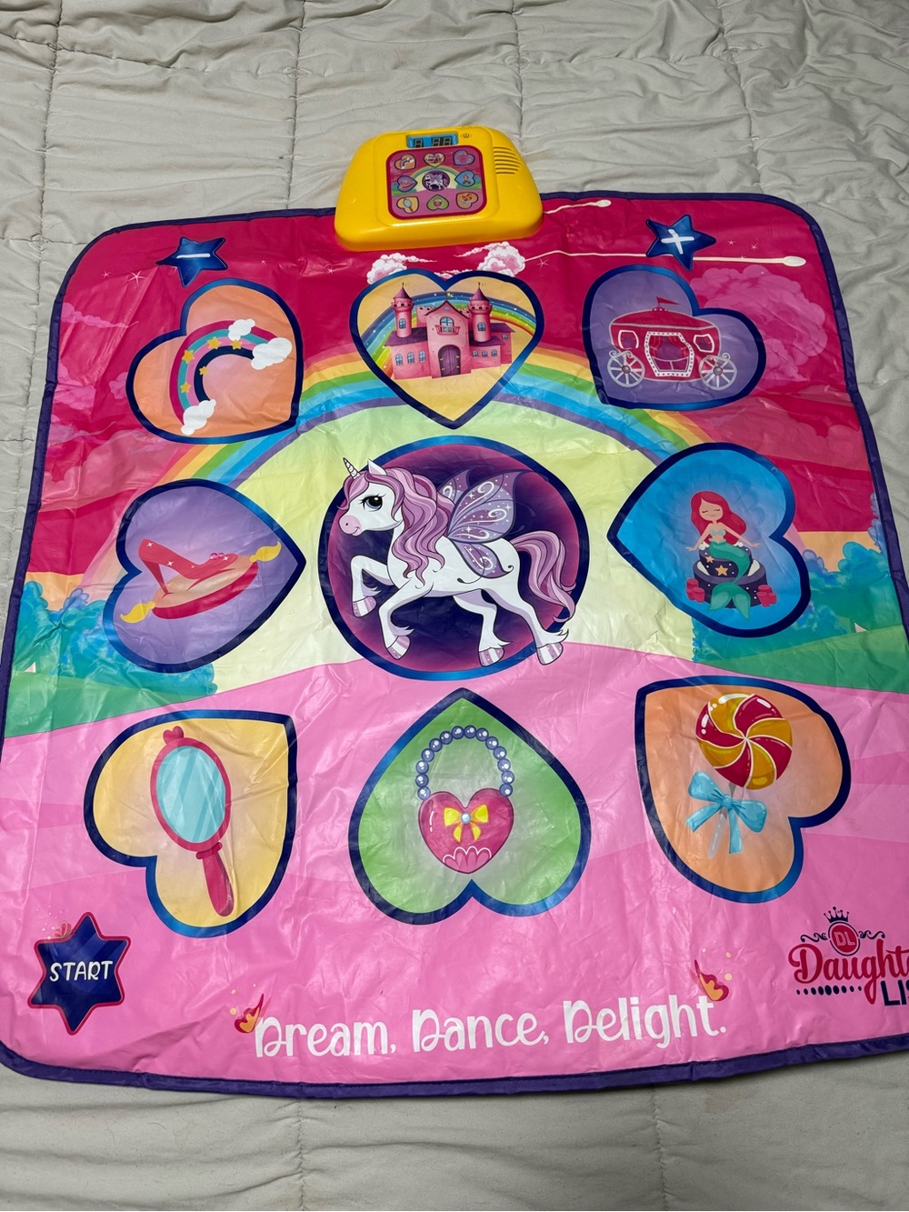Dream Dance Delight Interactive Pink Unicorn Play Mat